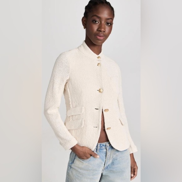 Rag and Bone Slade Blazer in Ecru - Picture 1 of 10